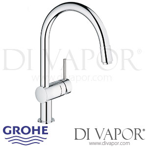 Grohe Minta Single-Lever Sink Mixer (1/2 Inch) - 2005 to 2015 - Spare Parts 32918000 GEN4